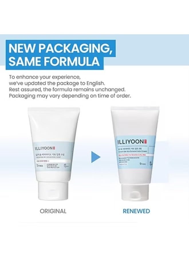 Illiyoon Ceramide Ato Concentrate Cream | Moisturizer for Dry & Sensitive Skin, 100hr Lasting Hydration, For Face & Body, Gentle for Infants, Moisture Barrier Repair, Vegan Certified - Image 2