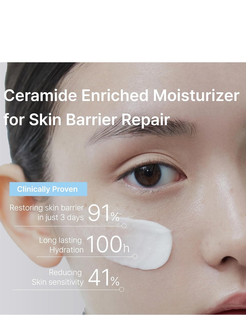 Illiyoon Ceramide Ato Concentrate Cream | Moisturizer for Dry & Sensitive Skin, 100hr Lasting Hydration, For Face & Body, Gentle for Infants, Moisture Barrier Repair, Vegan Certified - Image 3