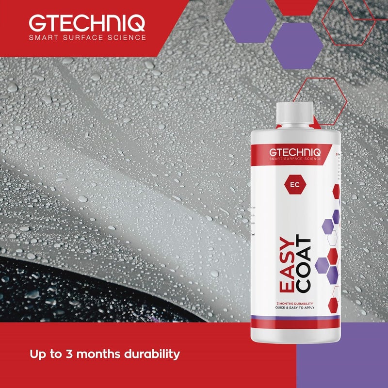 Gtechniq Easy Coat Kit for Cars, 17 fl oz | Extreme Dirt Resistance, Protects from UV, Weather and Wash Chemicals, Quick and Easy to Apply, For Paint and Glass Surfaces, Up to 3 Months Durability - Image 3