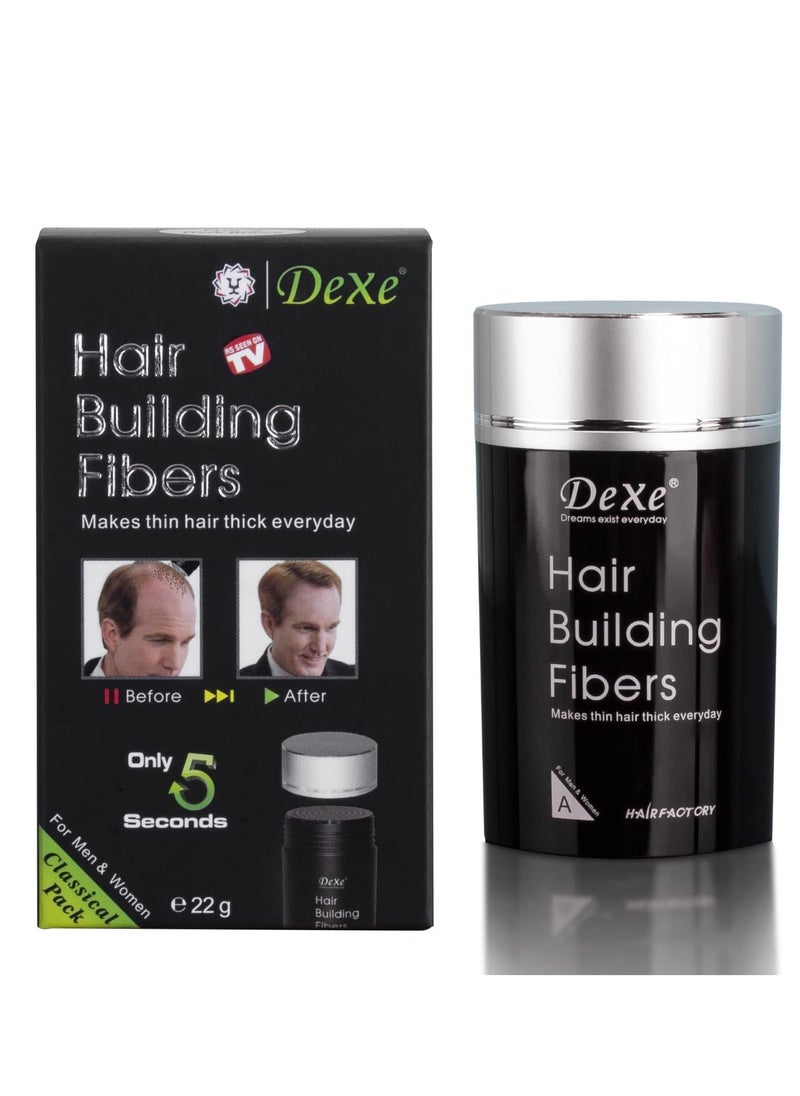 Dexe - Hair Building Fiber Dark Brown no2 - Image 1