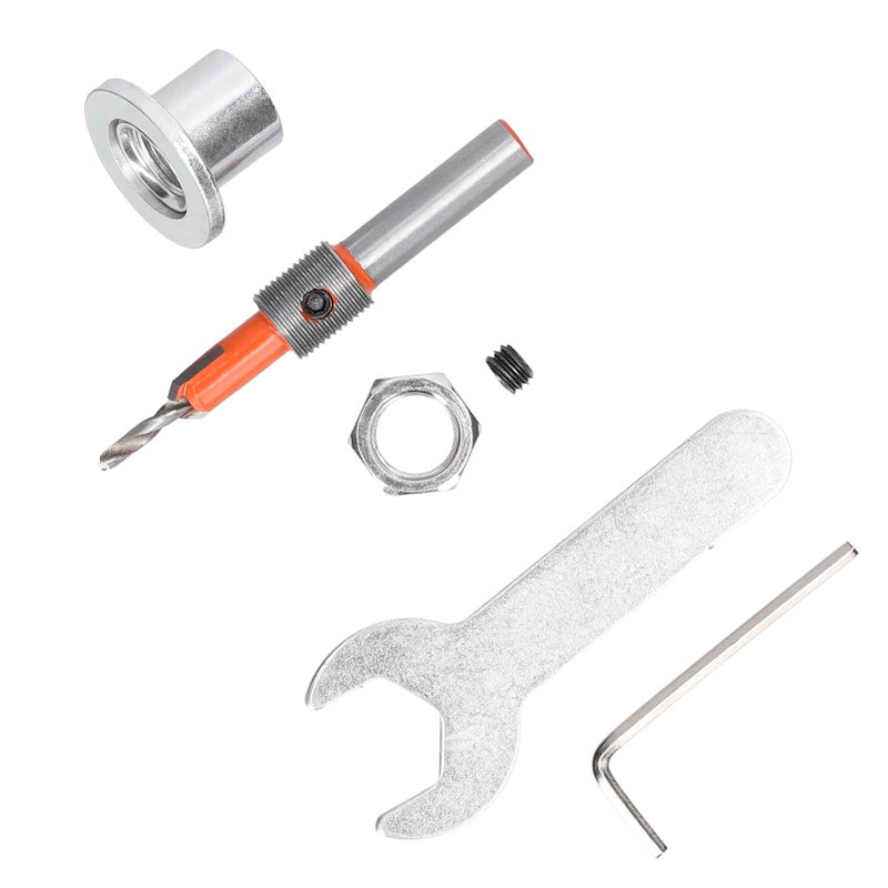 8mm Shank Carbide Countersink Woodworking Router Bit 2.5-10.5mm Hight Adjustable Milling Cutter Screw Extractor Remon Demolition - Image 4