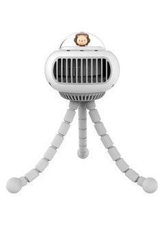 Desk Fans Small Quiet 4 Speed Stroller Fan Portable UFO Fan with Narrow Grille Baby Stroller Cooling Fan with Flexible Tripod Rotatable Handheld Personal Fan for Baby