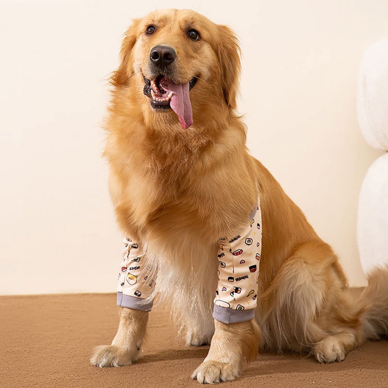 ROZKITCH Dog Surgery Leg Sleeve for Front Legs, Pet Prevent Licking Wound Elbow Knee Protector, Dog Leg Sleeve to Stop Licking Cone Collar Alternative for Sprain ACL CCL Arthritis Cute Dog 2XL - Image 5