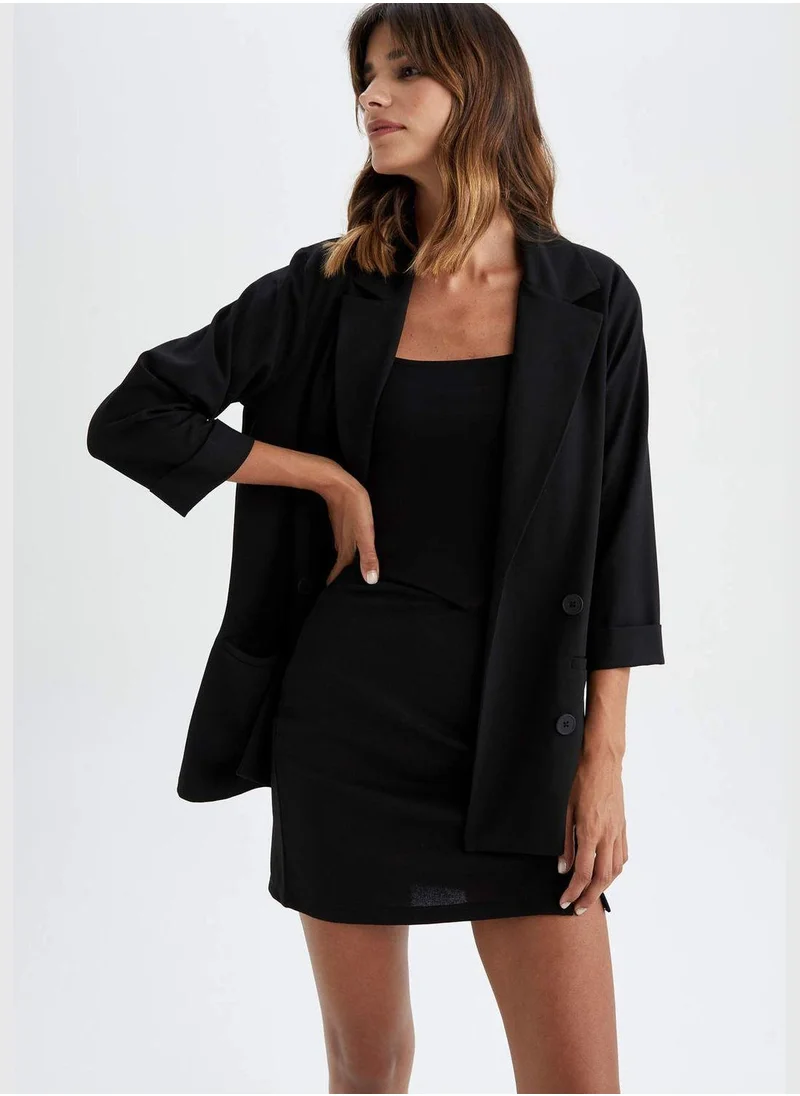 DeFacto Woman Oversize Fit Regular Long Sleeve Blazer