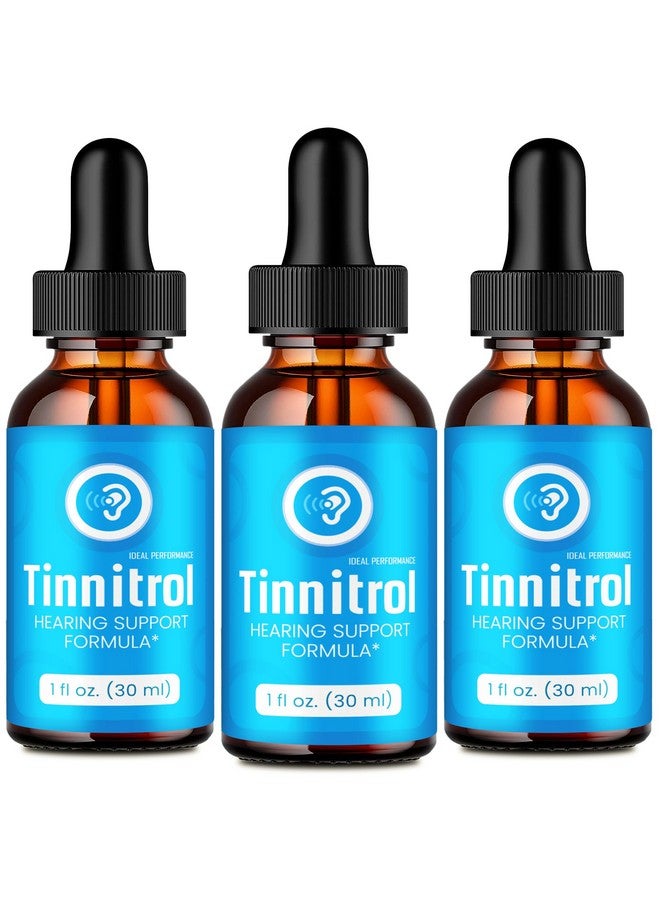 IDEAL PERFORMANCE Tinnitrol Tinnitus Drops, Tinnitrol Tinnitus Relief for Ringing Ears, Advanced Ear Health Support Supplement Liquid Drops All Natural for Healthy Ringing Ear, Tinni Trol Reviews (3 Pack)  - Image 1