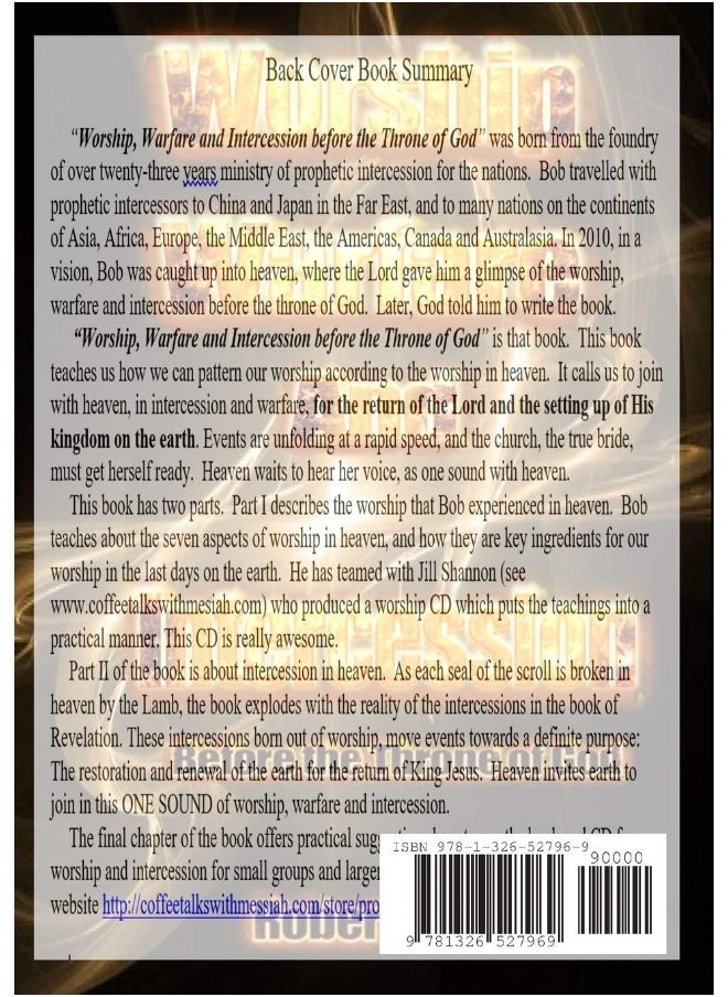 Worship, Warfare and Intercession before the throne of God  - Image 2