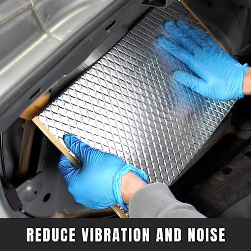 Car Sound Deadening Mat, Butyl Automotive Sound Deadener, Audio Noise Insulation and Dampening, Noise Insulation and Vibration Dampening Material, 5 Pcs 80 MIL 36 SQFT - Image 2