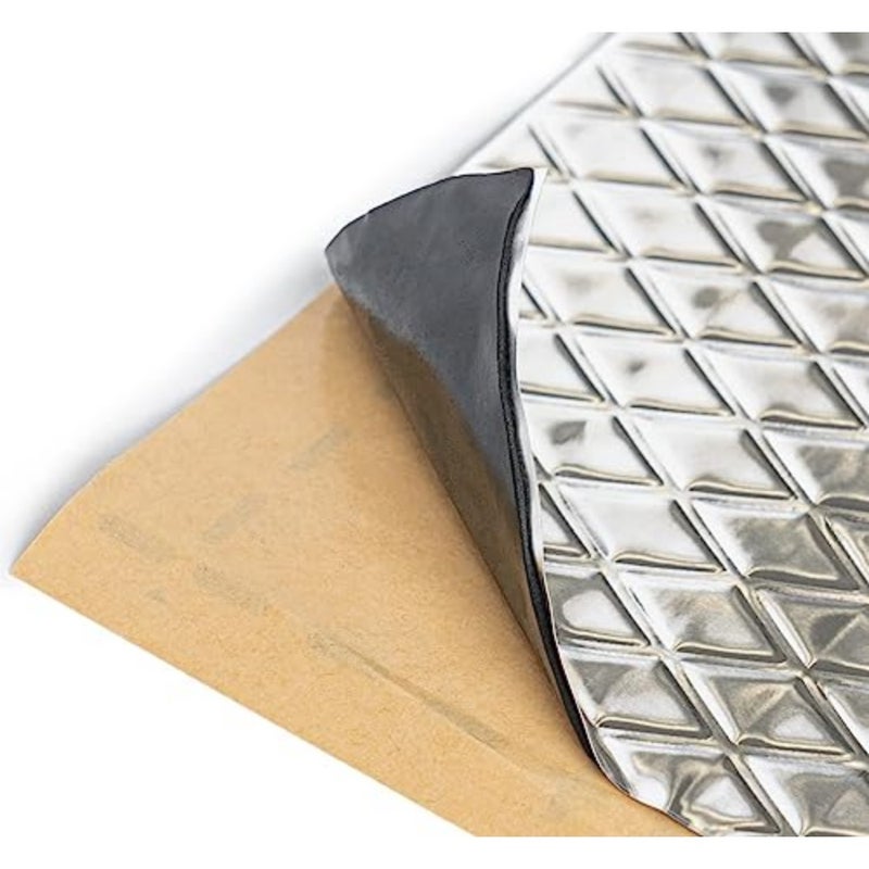 Car Sound Deadening Mat, Butyl Automotive Sound Deadener, Audio Noise Insulation and Dampening, Noise Insulation and Vibration Dampening Material, 5 Pcs 80 MIL 36 SQFT - Image 1