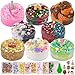 Okaybee Slime Variety Pack Different Textures 8 x 100ml Slimes Kit for Kids Includes Bingsu Crunchy Butter Cloud Gold Foil Slime Slimes Party Favors for Girls Boys Birthday Easter Toy - Image 3