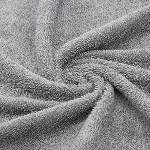 Welspun 100% Cotton Quick Dry Bath Towel | High Absorbency Super Soft, Fast Drying Towels for Bath | 380 GSM Large Size 1 Piece Bath Towel for Men and Women | Sized 70cm X 137cm Grey - Image 5