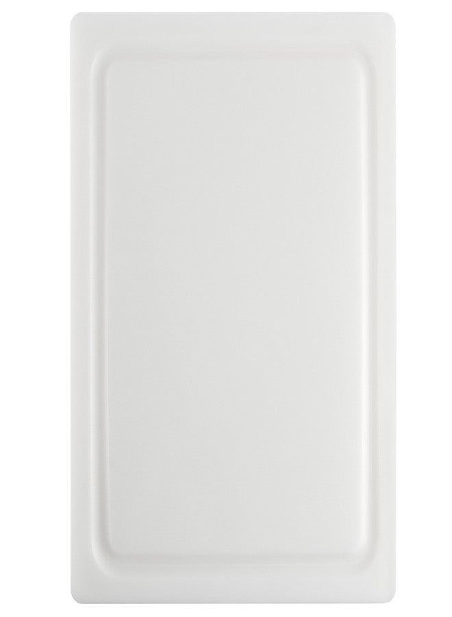 ديكساس لوح تقطيع بولي معتمد من مؤسسة NSF من شركة Dexas، مزود بفتحة لعصر السوائل، مقاس 12 × 16 × 5/8 بوصة، أبيض اللون - Image 2