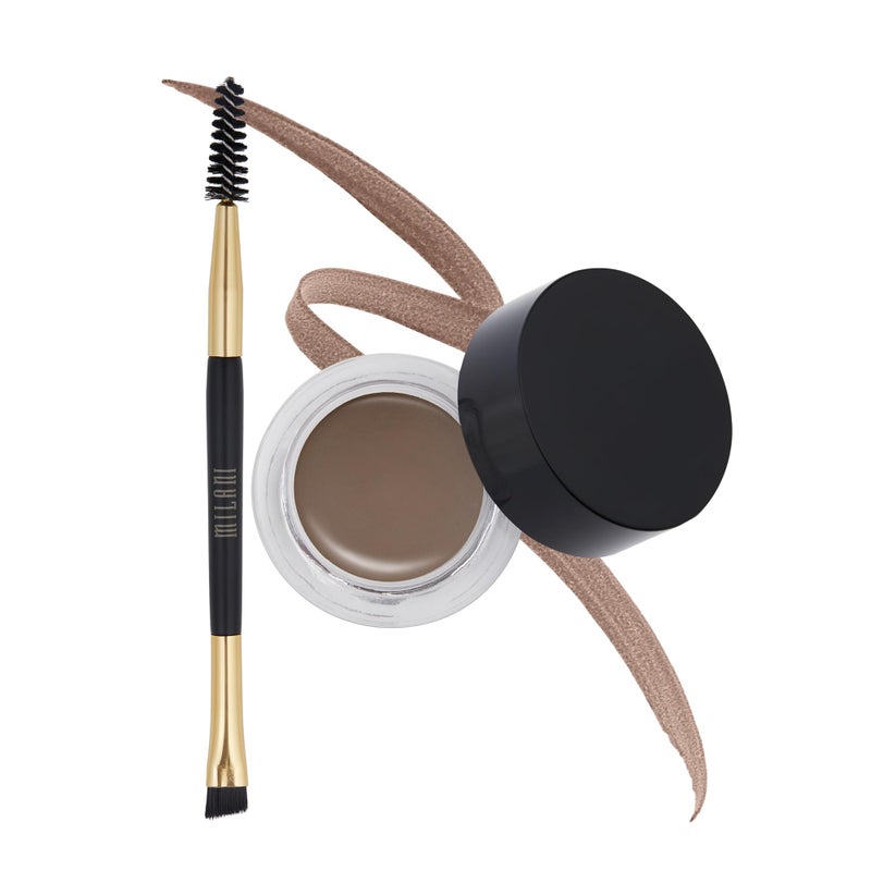 Milani Stay Put Brow Color - Brunette (0.09 Ounce) Vegan, Cruelty-Free Eyebrow Color that Fills and Shapes Brows - Image 1