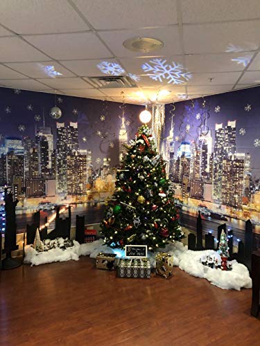 Botong BINQOO 7x5FT New York City Skyline Backdrop New York Night Scene Background NYC Bridge Skyscraper Urban Light Photo Studio Porps - Image 2