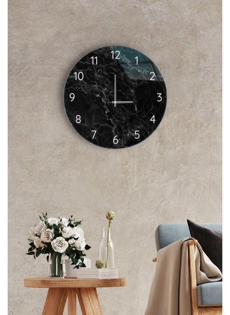 Wall Clock - Glass - Flows Quietly - Black Marble Diameter 27 - pzsku/ZA4715E60DEE3F6DAB458Z/45/_/1725723089/b4f2715f-6e60-498e-b639-c3cf82591158