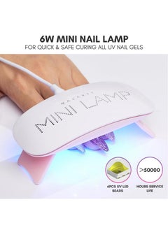 MAKARTT Makartt UV LED Nail Lamp: UV Light for Gel Nails, 6W Mini USB Portable Lamp Fast Drying Gel Polish Curing Light 60S Timer Dryer Manicure for Nail Salon Home DIY  - Image 4