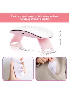 MAKARTT Makartt UV LED Nail Lamp: UV Light for Gel Nails, 6W Mini USB Portable Lamp Fast Drying Gel Polish Curing Light 60S Timer Dryer Manicure for Nail Salon Home DIY  - Image 3