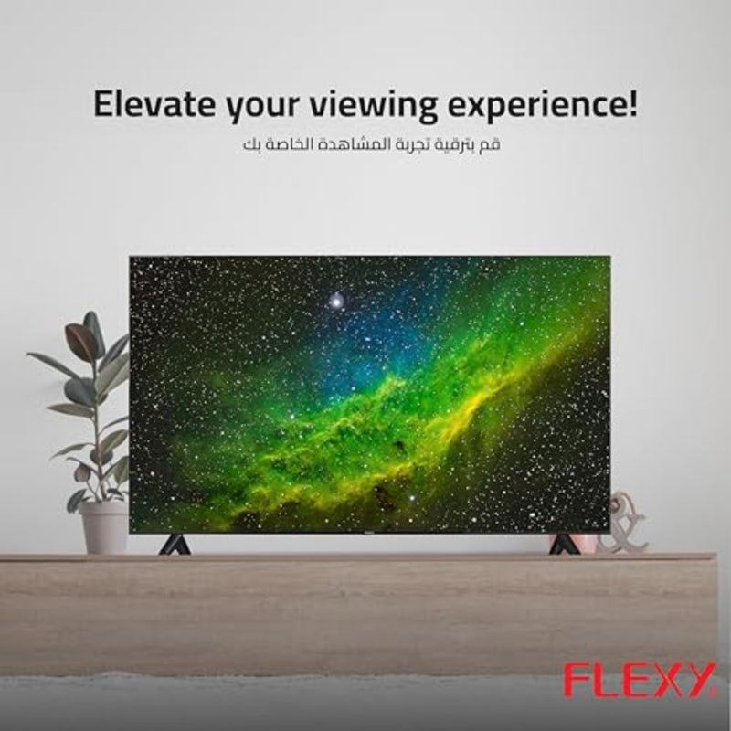تلفزيون LED مقاس 32 بوصة للترفيه المنزلي، ولوحة A+ بزاوية رؤية واسعة، ولمسة نهائية سوداء، ووضع اقتصادي، وشاشة OSD متعددة اللغات - Image 4