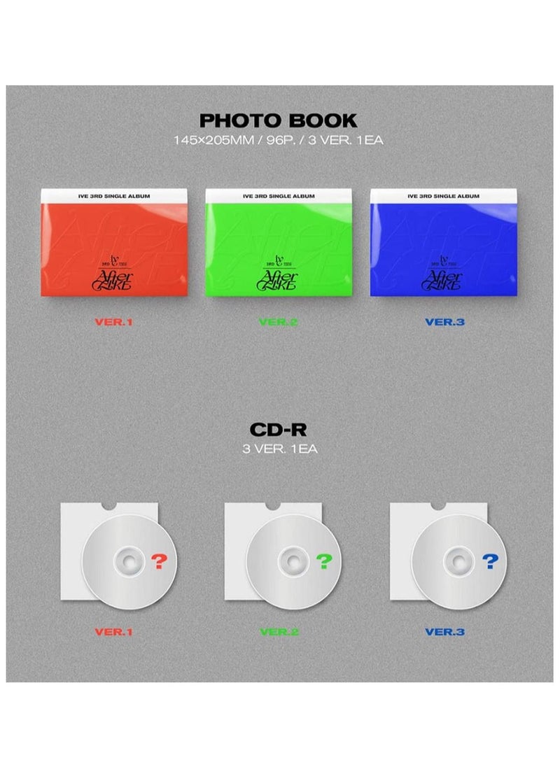 null - Ive 3rd Single Album After Like Version 3 Kpop CD with Photobook Photocard and Postcard - Image 1