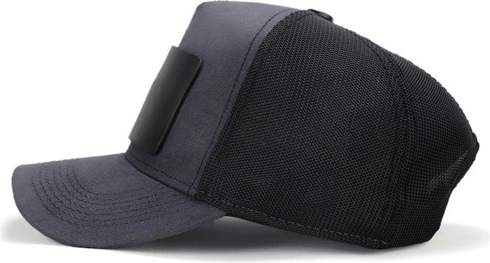 Black Börk V2 Trucker Mr President - 1 Code Logo Unisex Anthracite-Black Hat  - Image 4