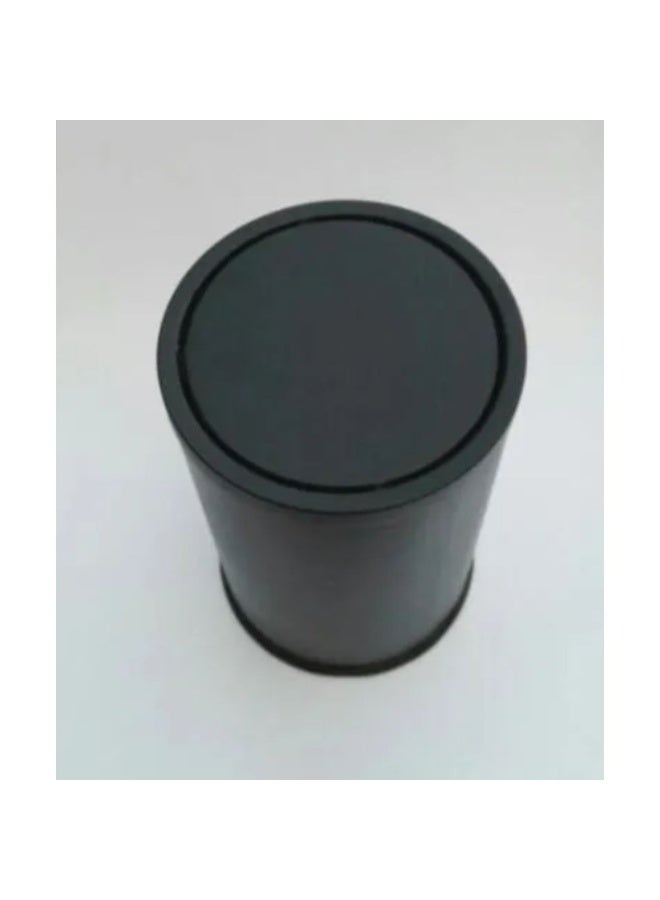 بريمانوفا سلة مهملات فيتا من الفولاذ المقاوم للصدأ مع غطاء متأرجح ودلو داخلي قابل للإزالة للتحكم في الروائح ومقاومة لبصمات الأصابع 60 × 30 سم 30 لترًا باللون الأسود - Image 5