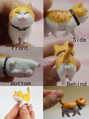 HOINCO 9 PCS Cute Miniature Cats Landscape Lovely Cats Figurines Fairy Home Garden Animals Kitten Adorable Cupcake Christmas Birthday Gift for Home Garden Decor Ornament Supplies - Image 5