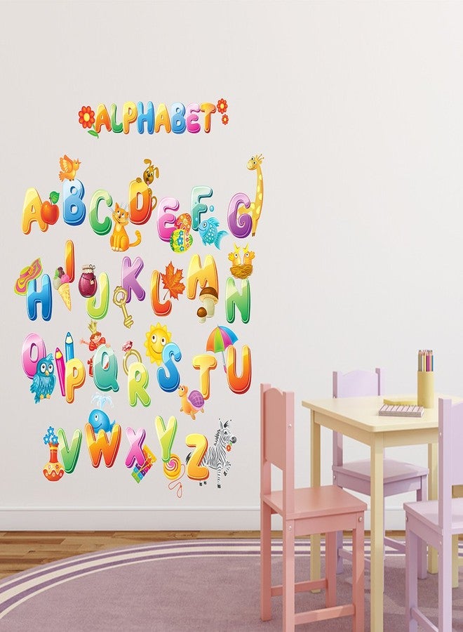 Wallstick Colorfull Alphabet wallsticker (Vinyl 70 cm x 65 cm) - Image 1