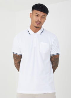BRAVE SOUL Contrast Polo Shirt  - Image 1