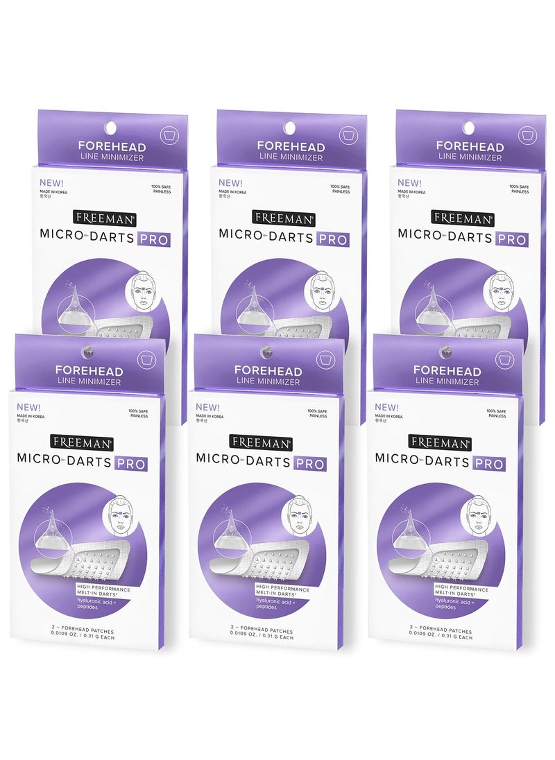 Freeman - Freeman Beauty Microdarts Pro Forhead Skincare Mask with Hyaluronic Acid and Peptides AntiWrinkle Patches 6 count - Image 1