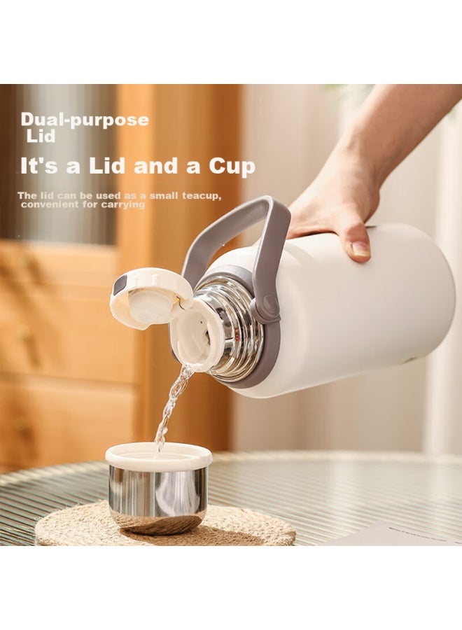 Cille Insulated Mug, Large Capacity, For Men And Women, Outdoor Camping, Portable Tea Cup, 316 Stainless Steel, Handheld Cup, Dual Drinking Water Cup - Image 2