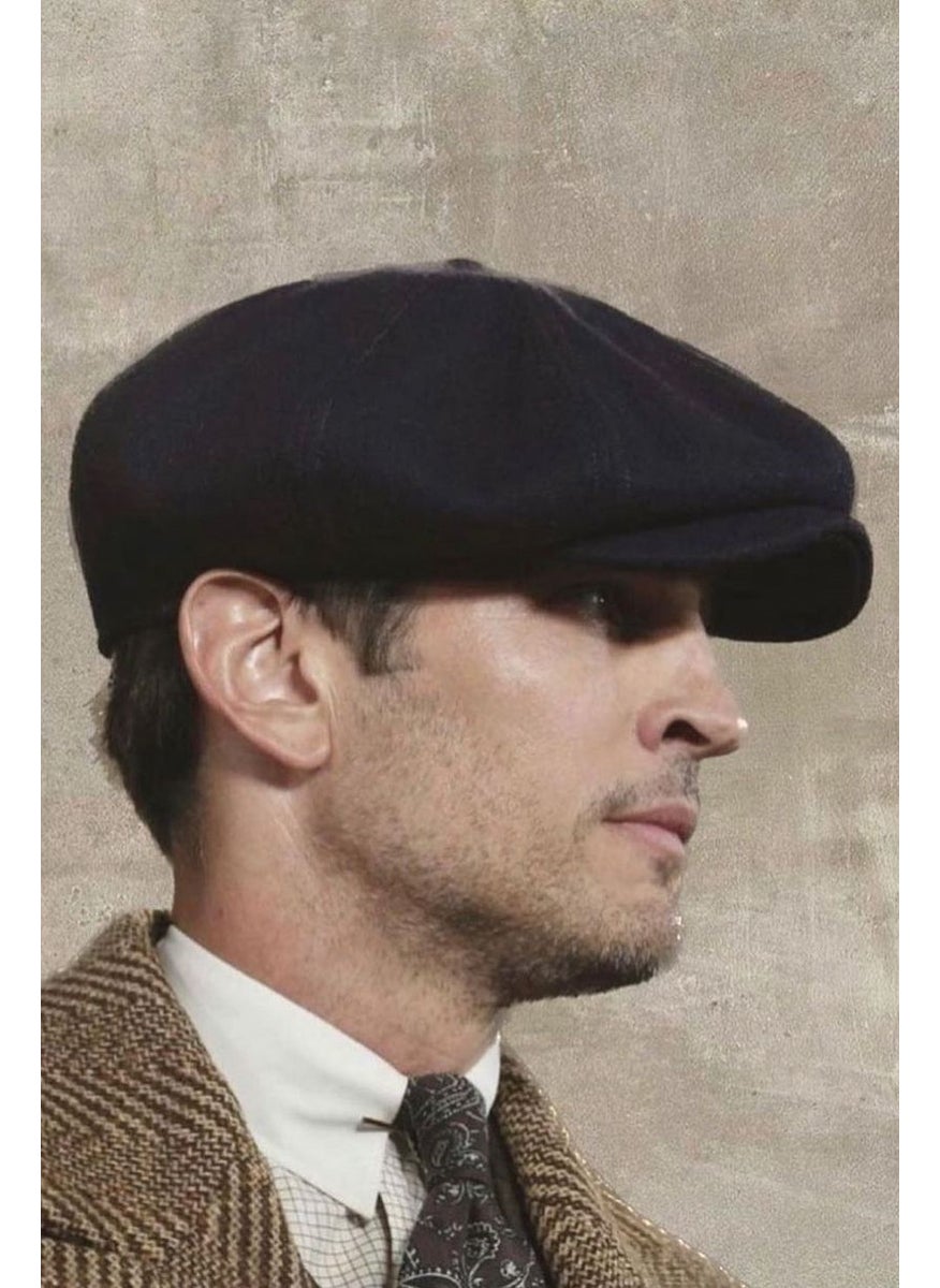 Takı Dükkanı Jewelry Store Black Men's Cap Beretta Beckham Peaky Blinders Hat CP231  - Image 2