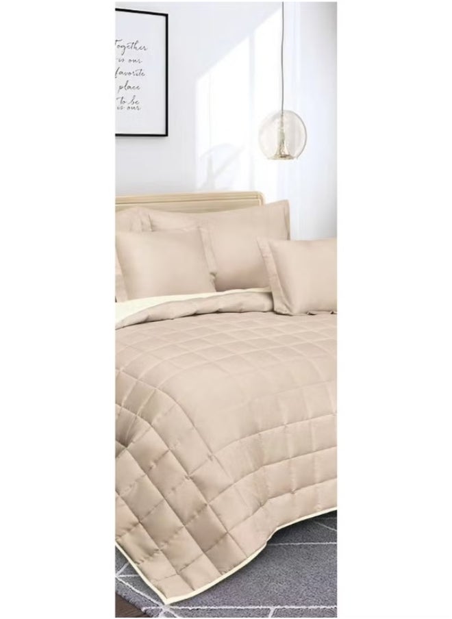 Red Rose Summer hotel double bed sheet to add elegance to your room decor, made of microfiber, size 240*260 cm, 6 pieces  - Image 3