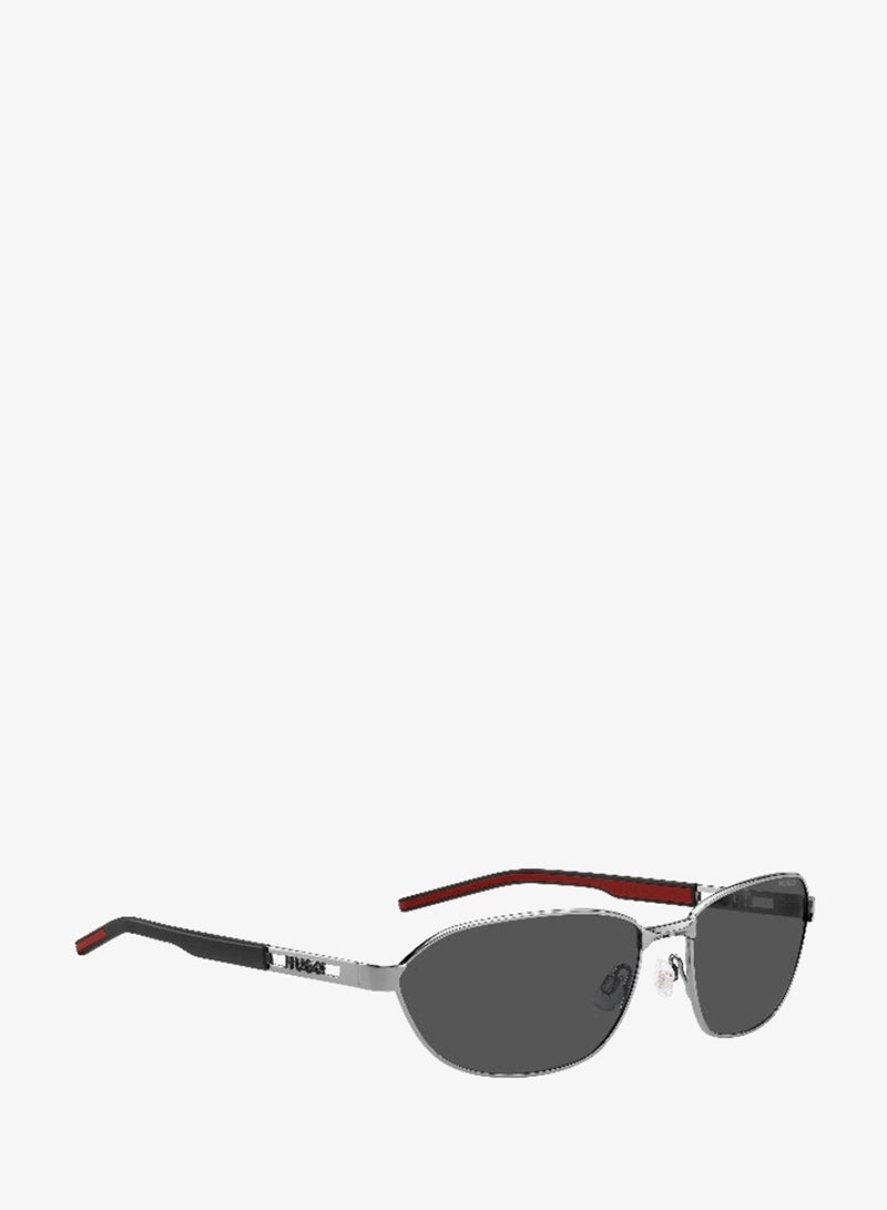 HUGO HG 1413/S Sunglasses Silver Rectangular - Image 2