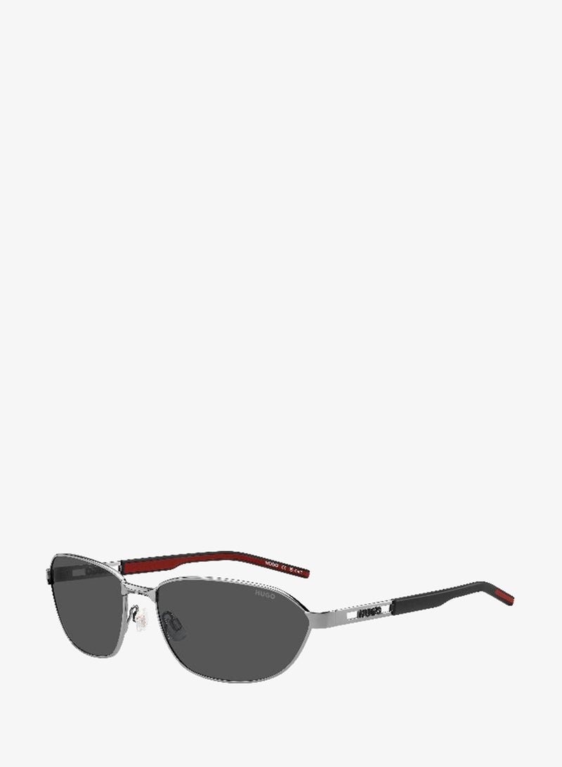 HUGO HG 1413/S Sunglasses Silver Rectangular - Image 1