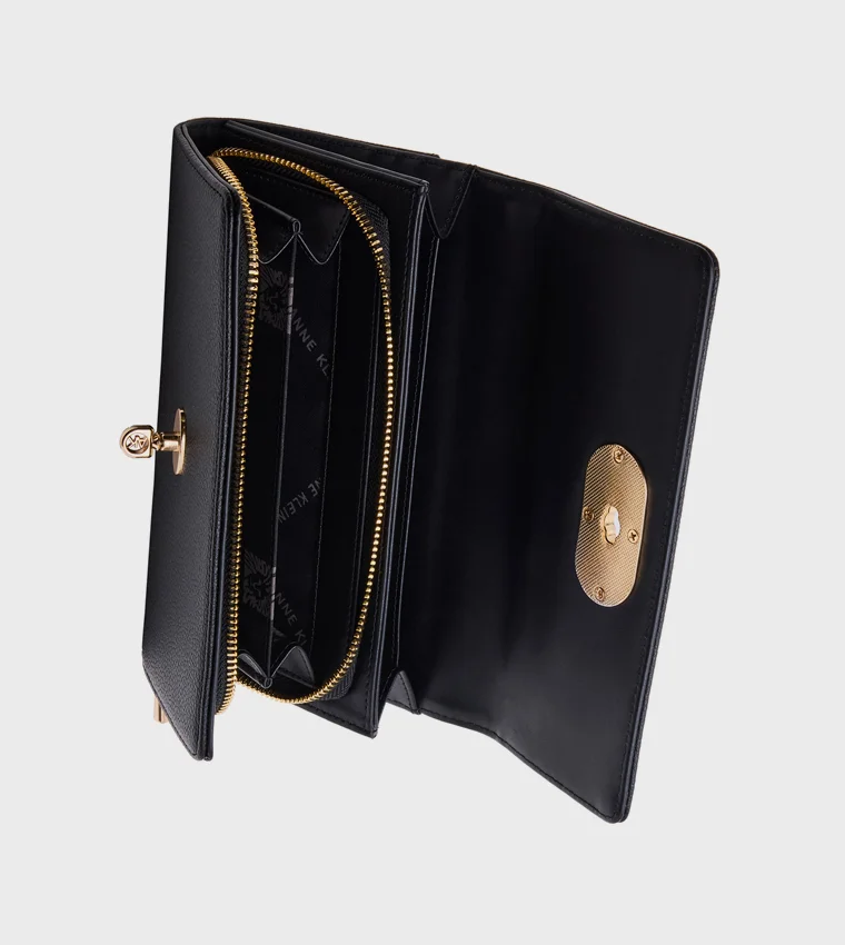 آن كلاين Anne Klein Twist Lock Long Wallet
