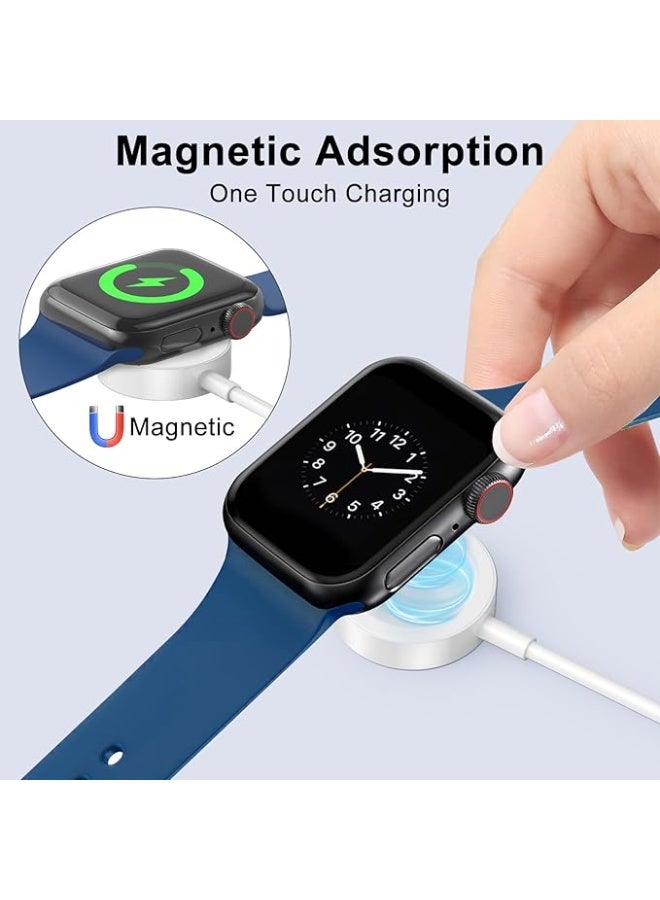 HablTech Applicable to Apple Watch Charger USB C Magnetic Fast iWatch Charger Portable Compatible with iWatch Ultra/Series 11/10/9/8/7/6/SE/SE2/5/4/3/2/1（1M） - Image 3