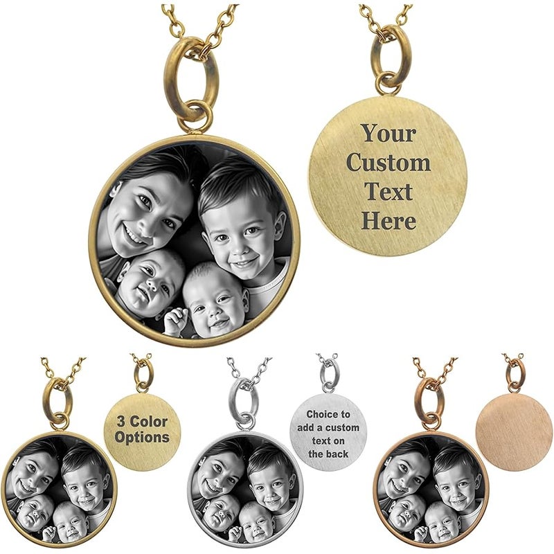 Queenberry Custom Charm Personalized Photo Laser Engraved Text Pendant Dangle Heart Bead For European Bracelets - Image 1