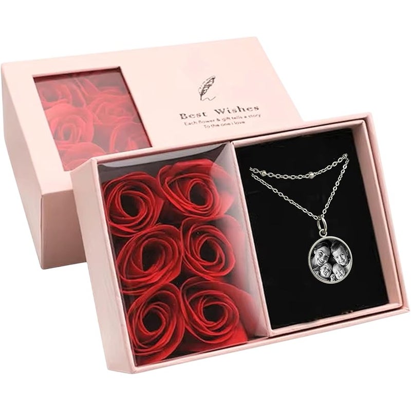 Queenberry Custom Charm Personalized Photo Laser Engraved Text Pendant Dangle Heart Bead For European Bracelets - Image 5