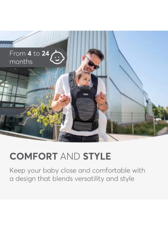 KIKKABOO سويت شيرت هودي ناقل نسيج طائر رمادي - Image 4