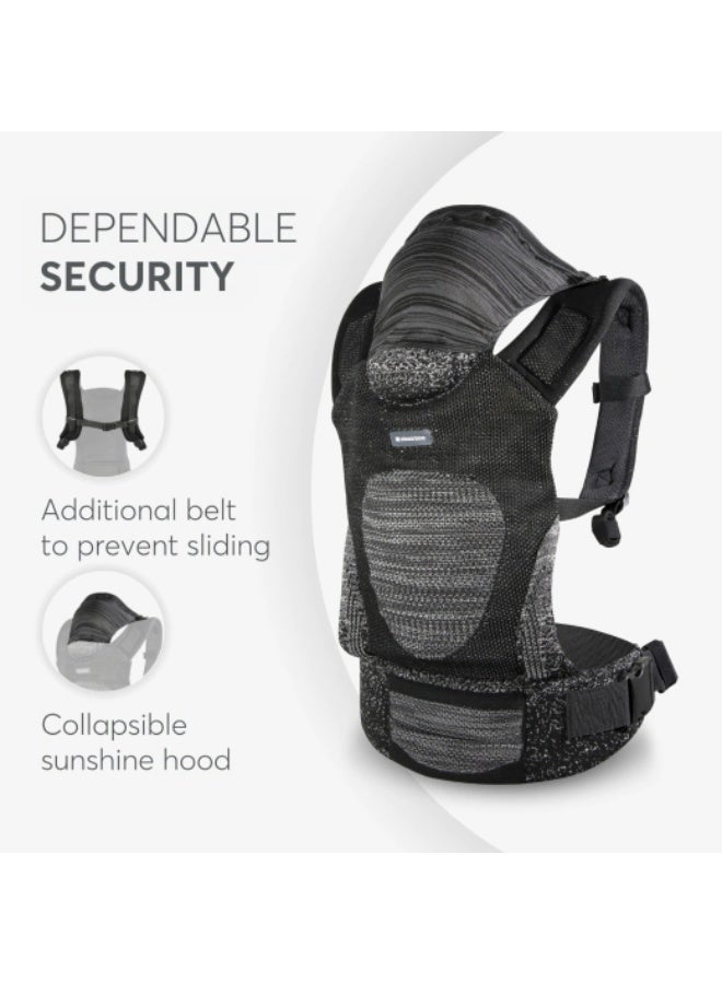 KIKKABOO سويت شيرت هودي ناقل نسيج طائر رمادي - Image 5