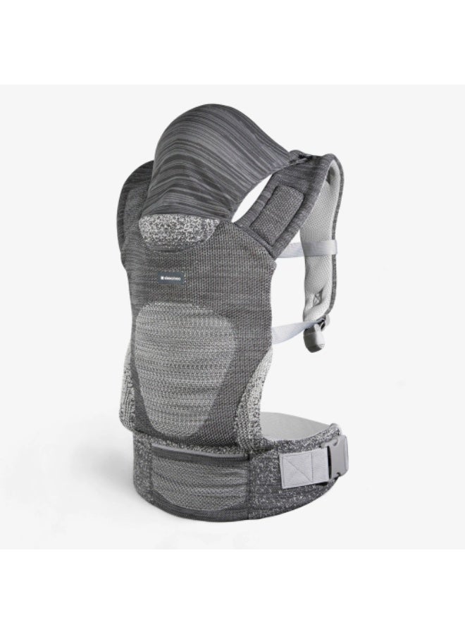 KIKKABOO سويت شيرت هودي ناقل نسيج طائر رمادي - Image 1