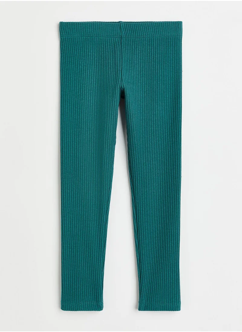 H&M Kids Essential Ribbed Leggings