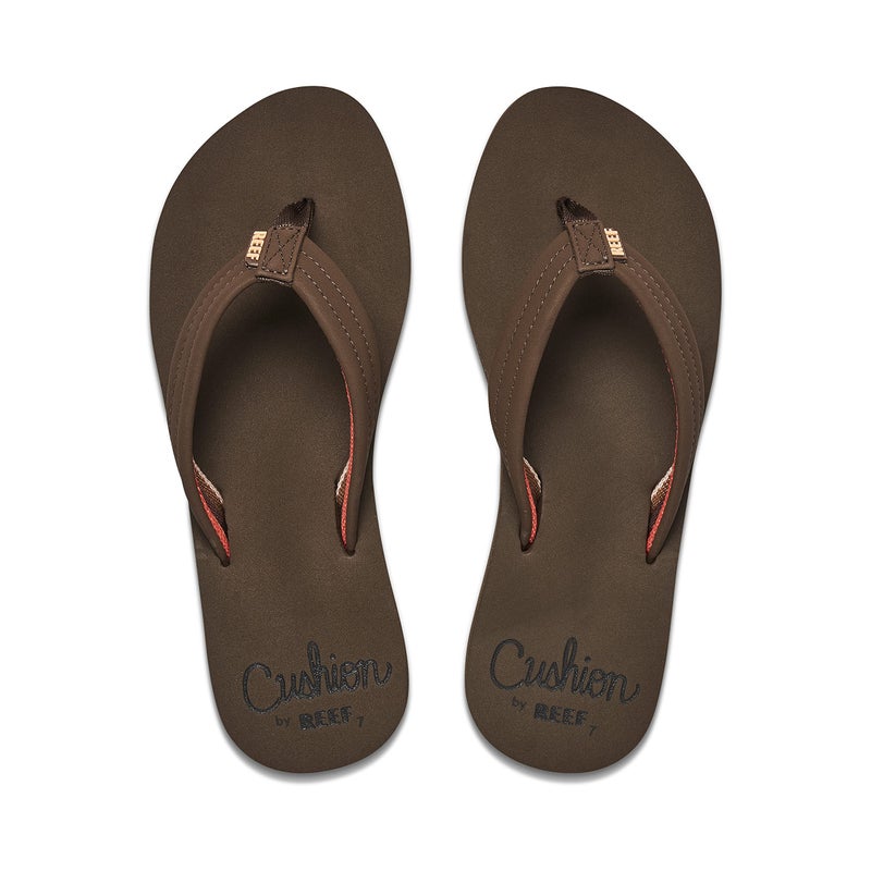 Reef Cushion Breeze Womens Flip Flop, Ultra Soft Cushion Footbed, Arch Support, Chocolate, 8 - Image 4