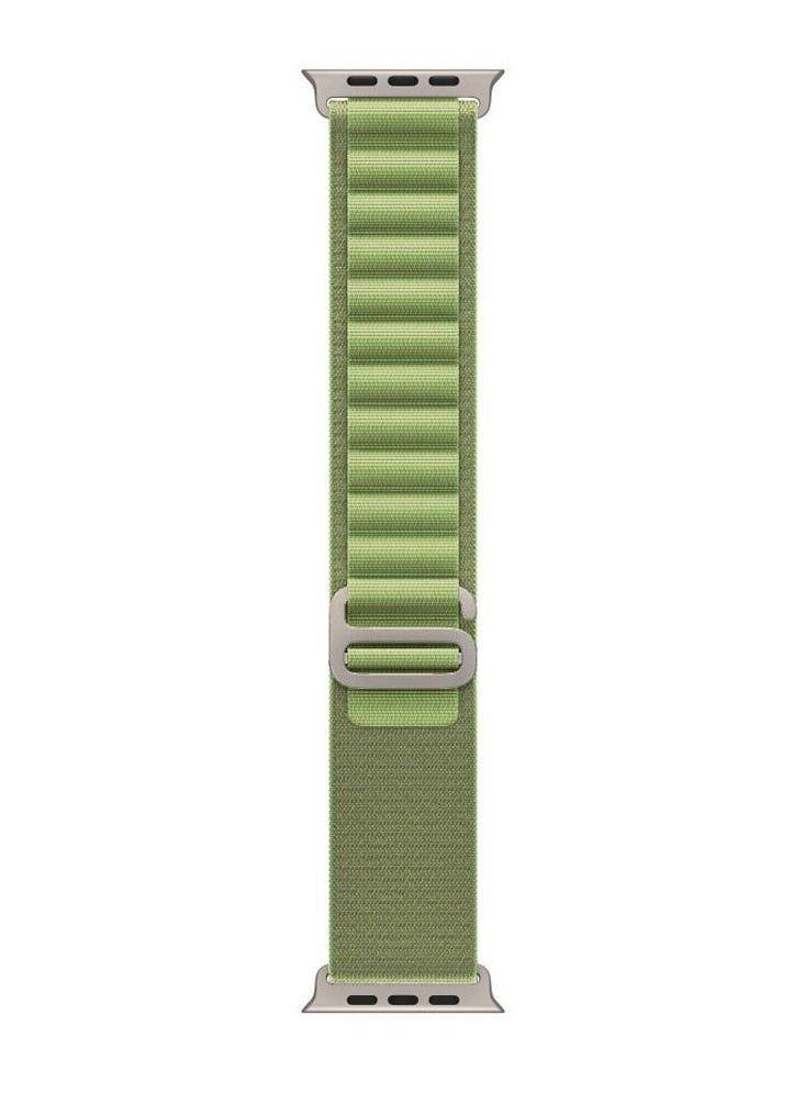 CATANES - Alpine Loop Band 49mm 45mm 44mm for Apple Watch Series Ultra/8/SE/7/6/5/4/3/2/1 Nylon Woven Textile Loop Sport Strap Wristband Green - Image 1