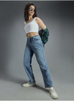 HIGH STAR women Indigo Jeans  - Image 1