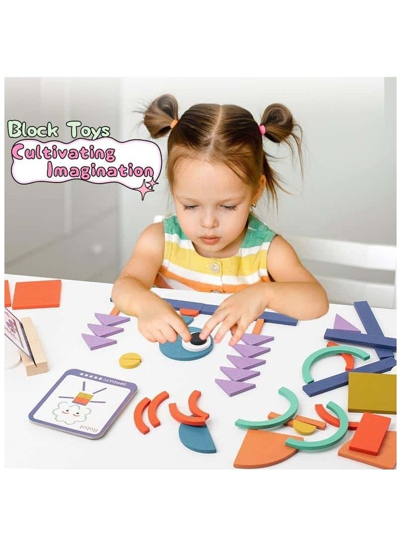 أنمي 100 قطع خشبية نمط بانوراما الألغاز ، متعة التعلم اللعب - Image 2