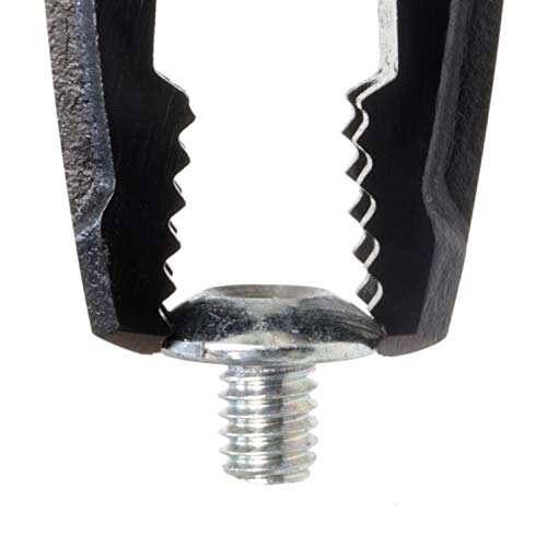 ENGINEER PZ-32 Screw Extraction Pliers (remove damaged screws quickly/easily), Multi-Function Intermeshed Jaw Teeth, Black Oxide Coating, Sage Green Grips - Image 2