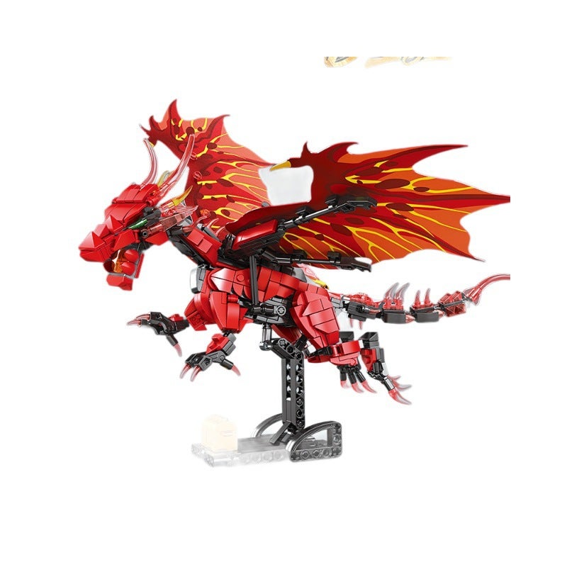 Building Blocks Set - Dragon & Phoenix, 561-969 Pieces - Image 5
