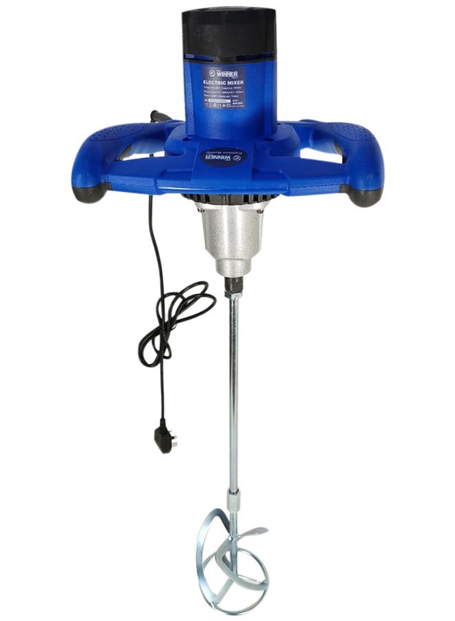 THE WINNER TOOLS 1400W Electric Paint Mixer Drill Machine with 120mm Paddle, M14 Spindle Thread, 2 Speed 450rpm and 750rpm for Mixing Cement and Paint - THE WINNER TOOLS - EM1400 - Image 2