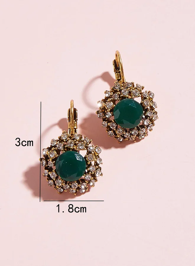 Take Two Take Two Embellished Huggie Earrings