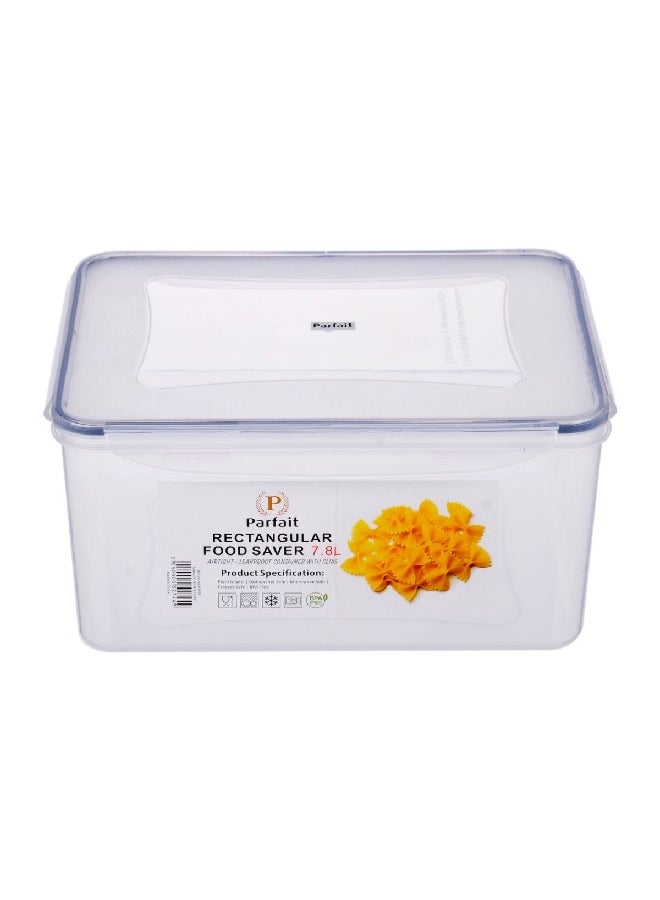 PARFAIT Rectangular Airtight Leak-Proof Food Container Clear and Blue 7.8 L YH302315PP7 - Image 2